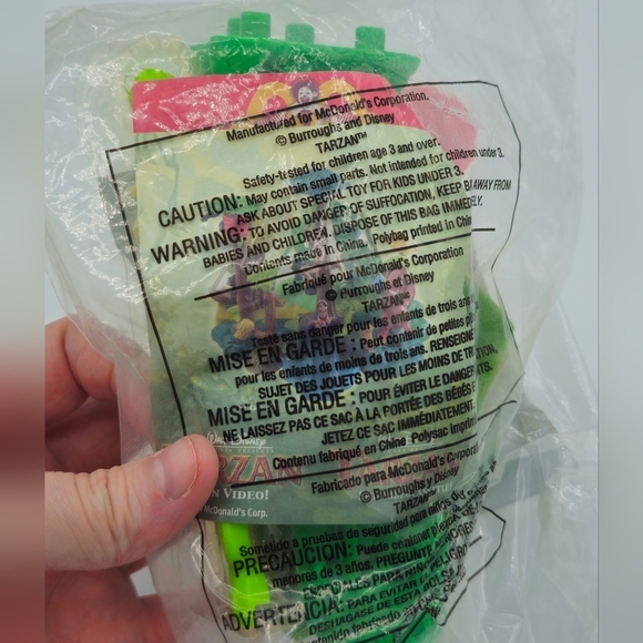 Vintage 2000 McDonald's Disney Tarzan Jane & Terk Figurines Happy Meal Toys - Picture 7 of 7